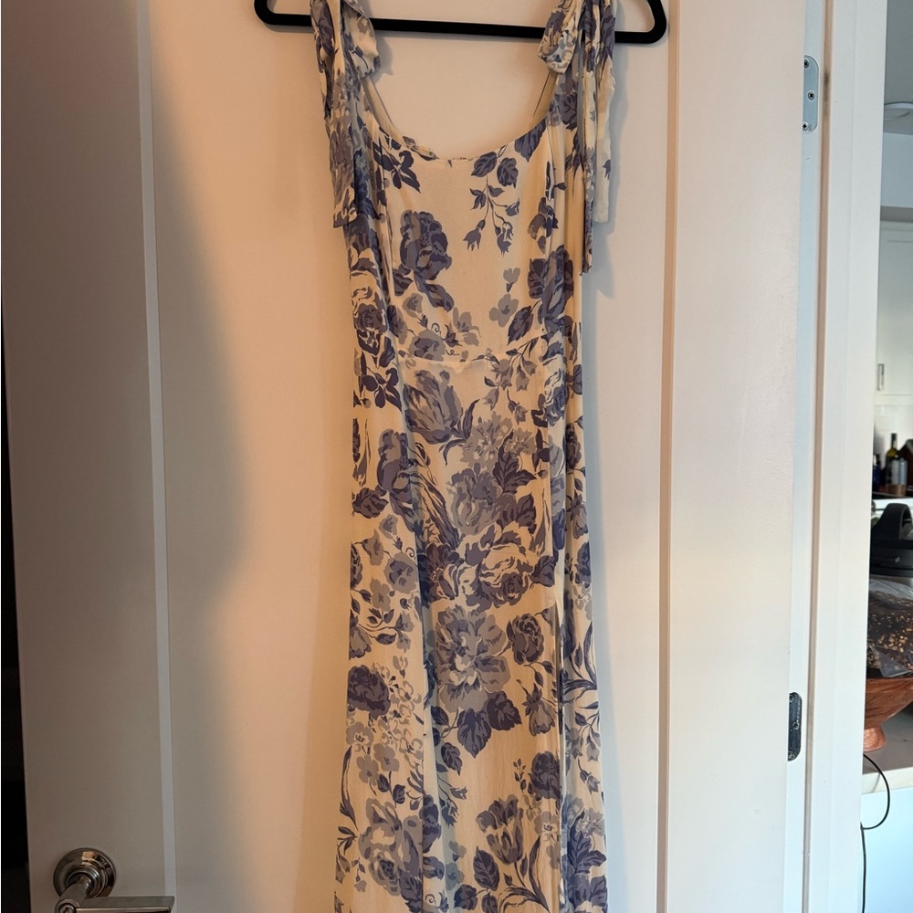 Reformation Blue Floral Maxi Dress